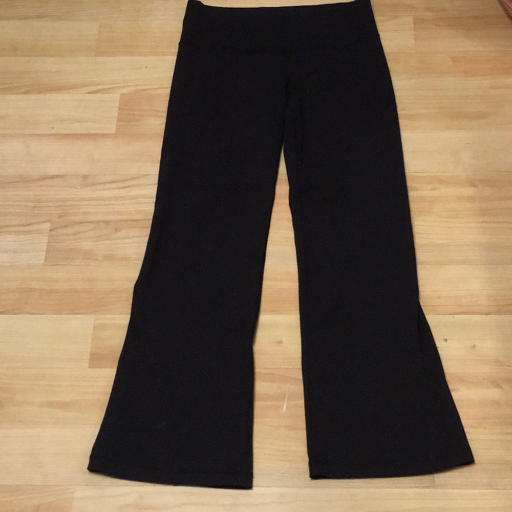 Lululemon Black High Rise Flare Yoga Pants Size 10